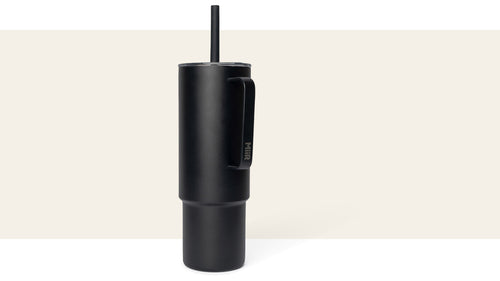 All Day Straw Cup in Black