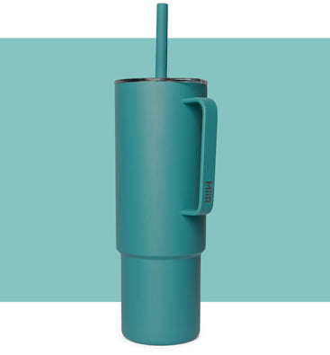 All Day Straw Cup in Coastal Teal