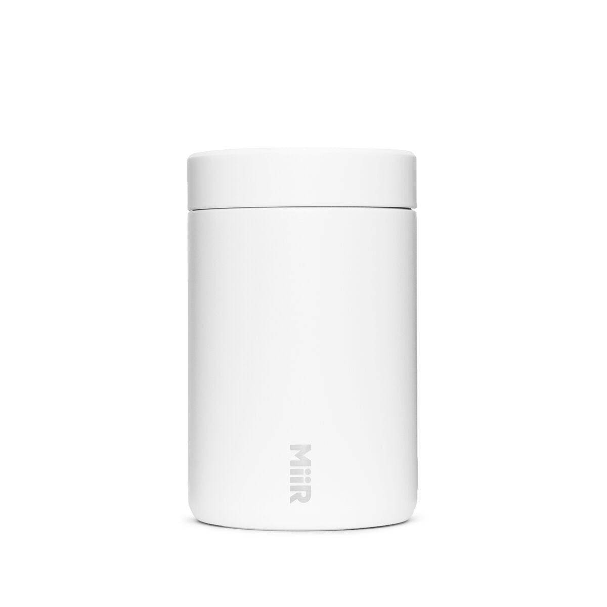 24oz White Food Canister